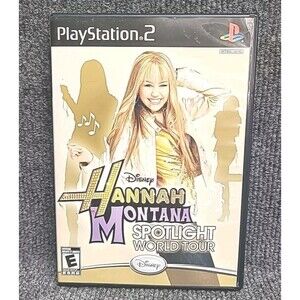 PS2 Hannah Montana Spotlight World Tour (Sony PlayStation 2) Complete Tested